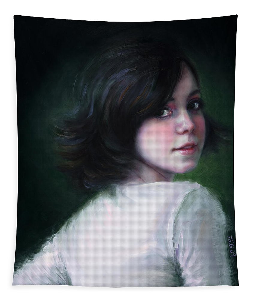 Almost Ready - Portrait - Tapestry