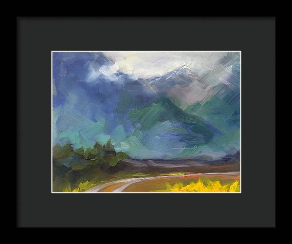 At the Feet of Giants - Framed Print