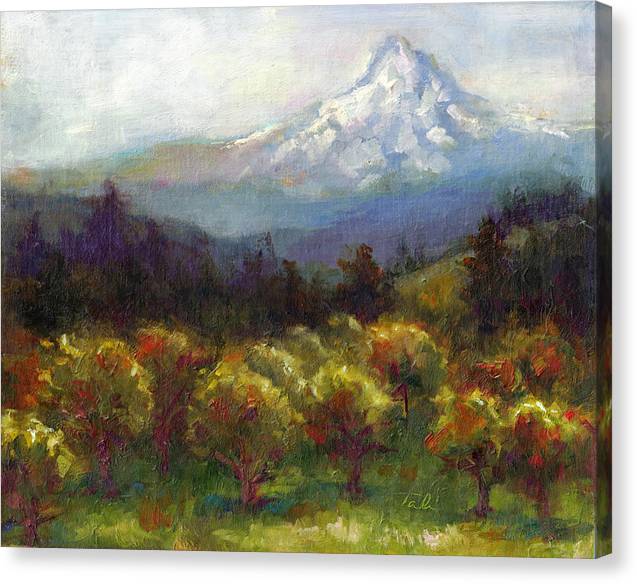 Beyond the Orchards - Mt. Hood - Canvas Print