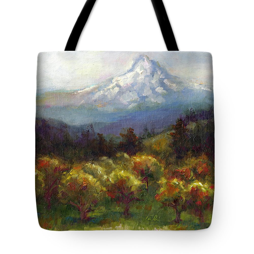 Beyond the Orchards - Mt. Hood - Tote Bag