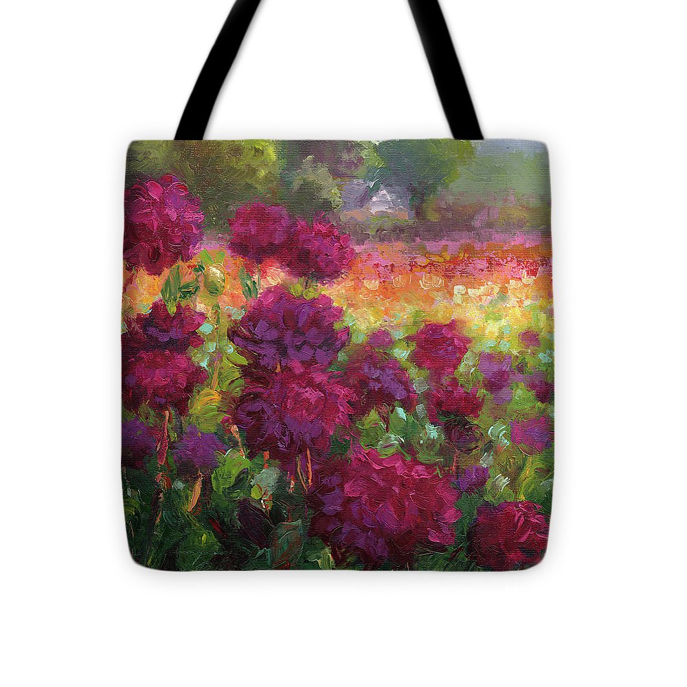 Boogie Nites - Swan Island Dahlias - Tote Bag