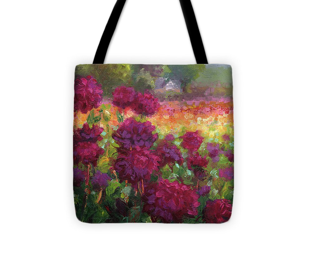 Boogie Nites - Swan Island Dahlias - Tote Bag