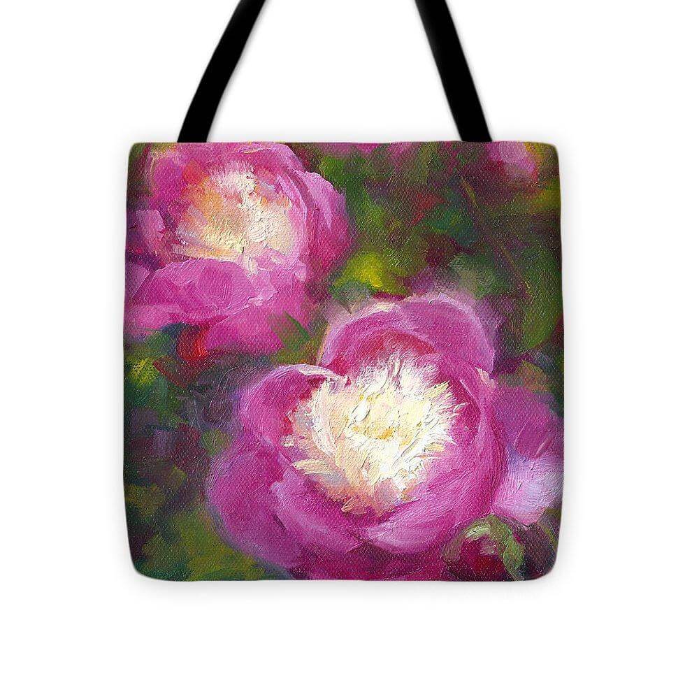 Bowls of Beauty - Alaskan peonies - Tote Bag