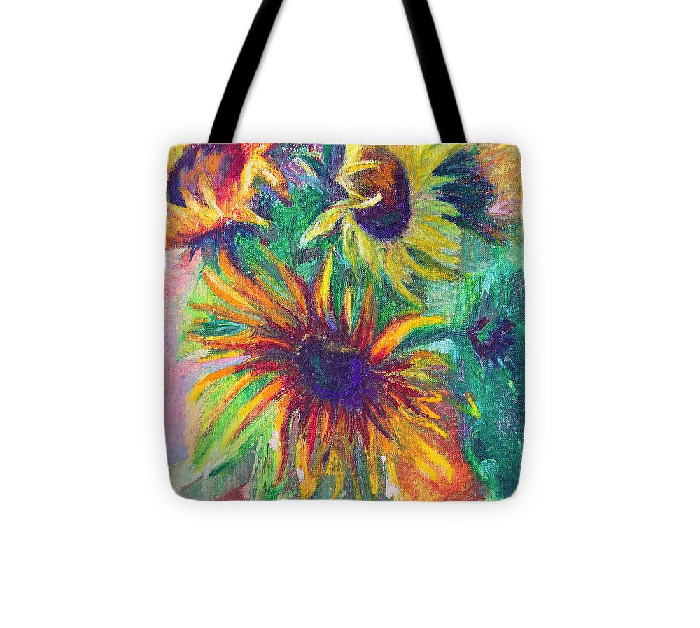 Brandy's Sunflowers - still life on windowsill - Tote Bag