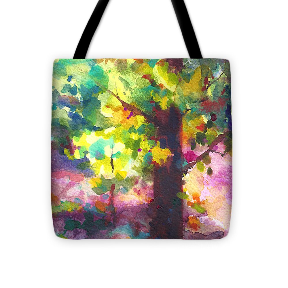 Dappled - light through tree canopy - Tote Bag