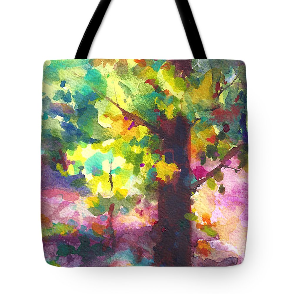 Dappled - light through tree canopy - Tote Bag