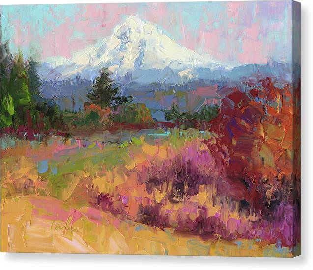 Fall Views - mt. hood autumn landscape - Canvas Print