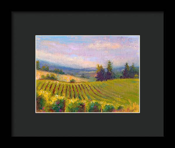 Fruit of the Vine - Sokol Blosser Winery - Framed Print