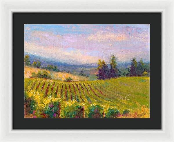 Fruit of the Vine - Sokol Blosser Winery - Framed Print