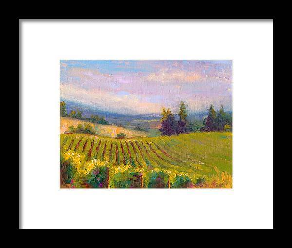 Fruit of the Vine - Sokol Blosser Winery - Framed Print