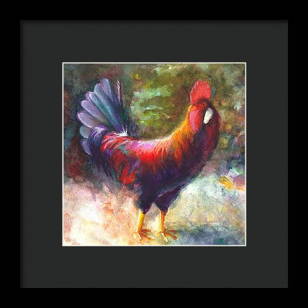 Gonzalez the Rooster - Framed Print