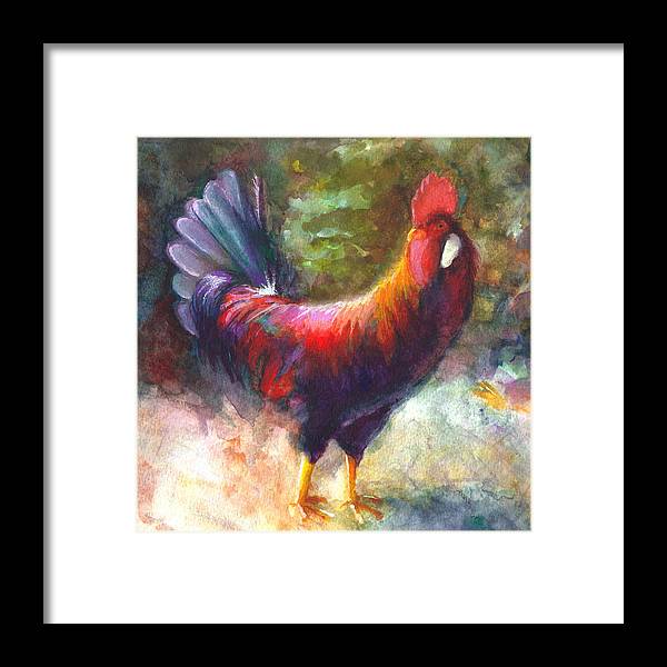 Gonzalez the Rooster - Framed Print