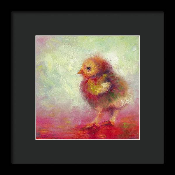 Impressionist Chick - Framed Print