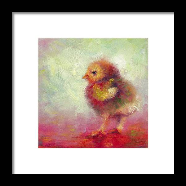Impressionist Chick - Framed Print
