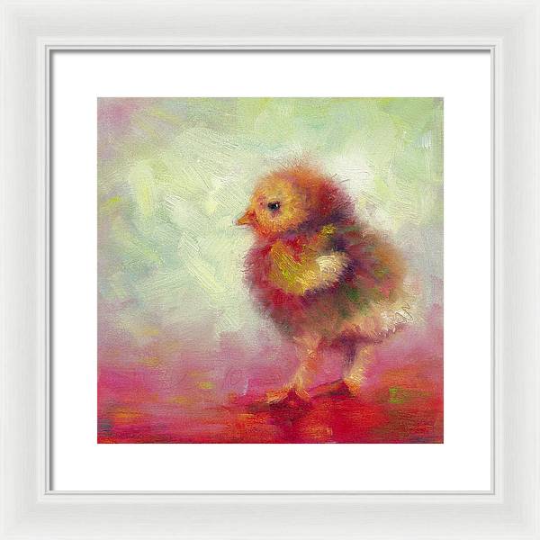 Impressionist Chick - Framed Print