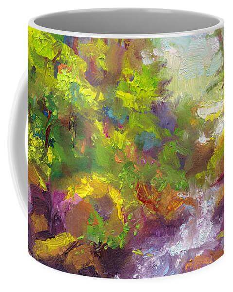 Mother's Day Oasis - woodland river - Mug