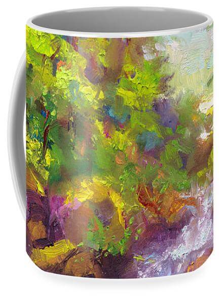 Mother's Day Oasis - woodland river - Mug