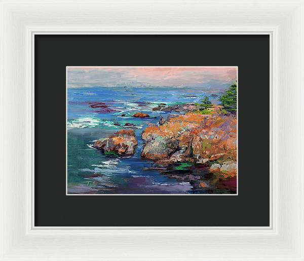 Ocean Jewel - Big Sur seascape - Framed Print