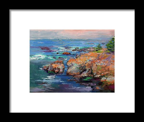 Ocean Jewel - Big Sur seascape - Framed Print