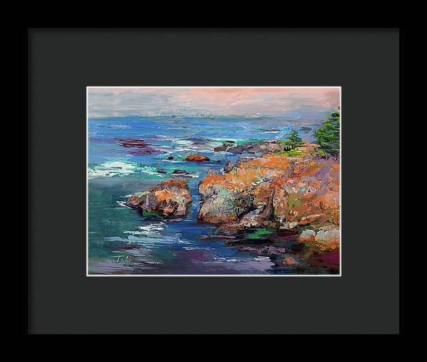 Ocean Jewel - Big Sur seascape - Framed Print