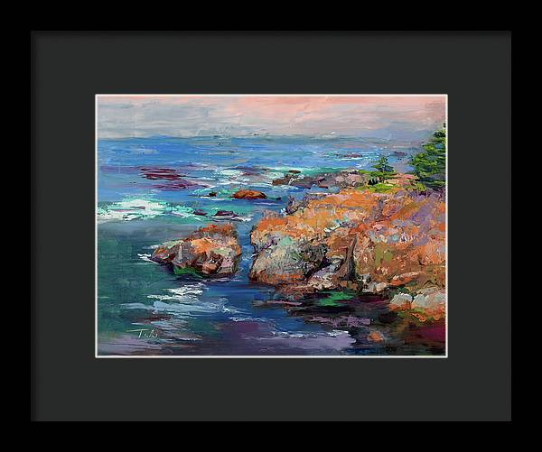 Ocean Jewel - Big Sur seascape - Framed Print