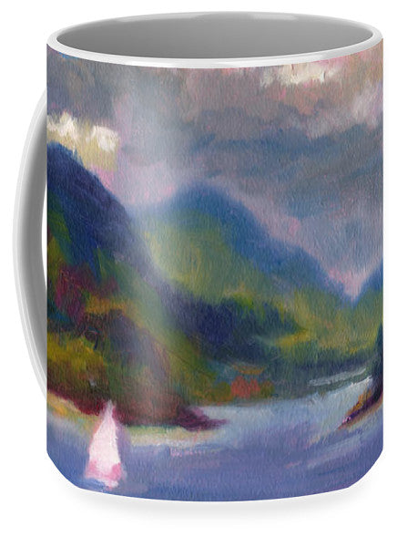 Smooth Sailing Sailboat on Alaska Inside Passage - Mug