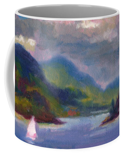 Smooth Sailing Sailboat on Alaska Inside Passage - Mug