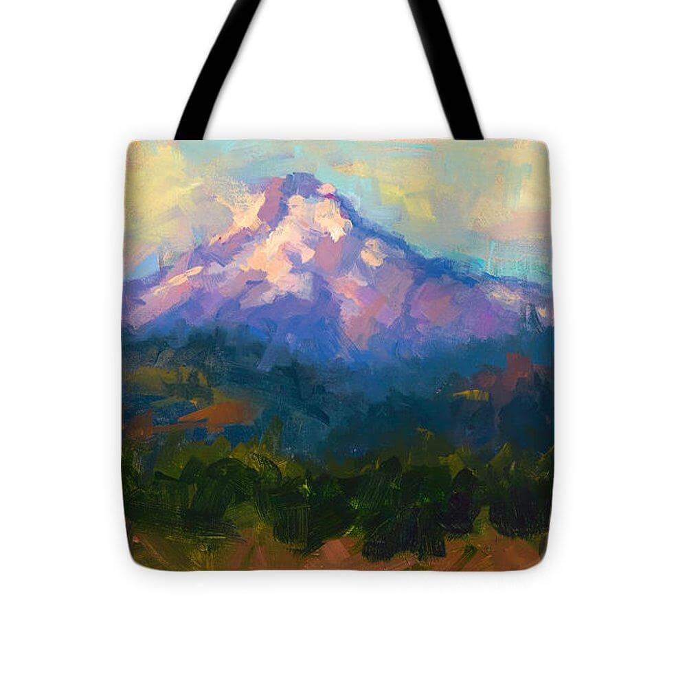 Sunrise Advancing - Mt. Hood Sunrise - Tote Bag