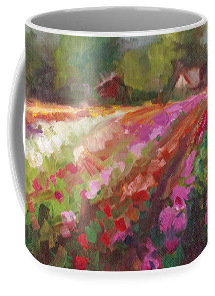 Trespassing Dahlia field landscape - Mug