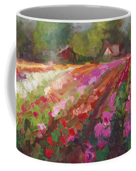 Trespassing Dahlia field landscape - Mug