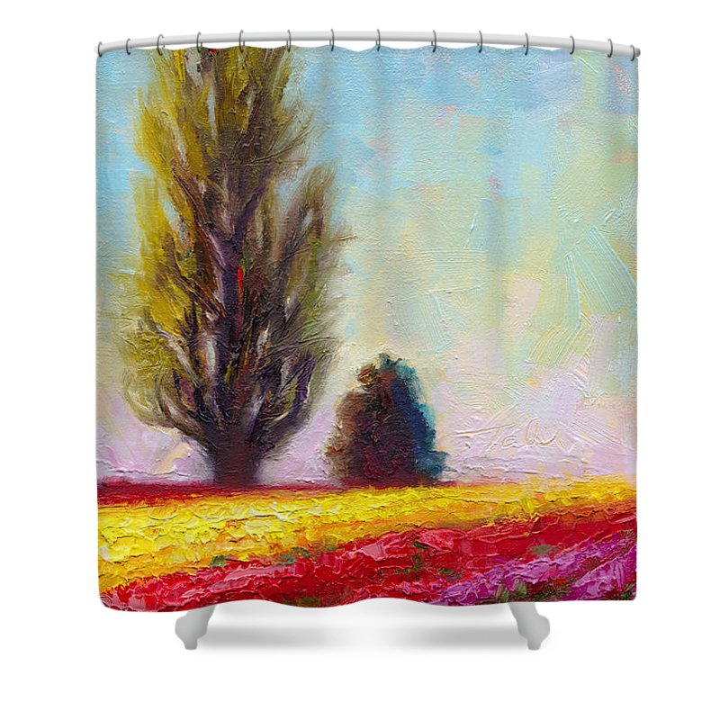 Tulip Sentinels - Shower Curtain