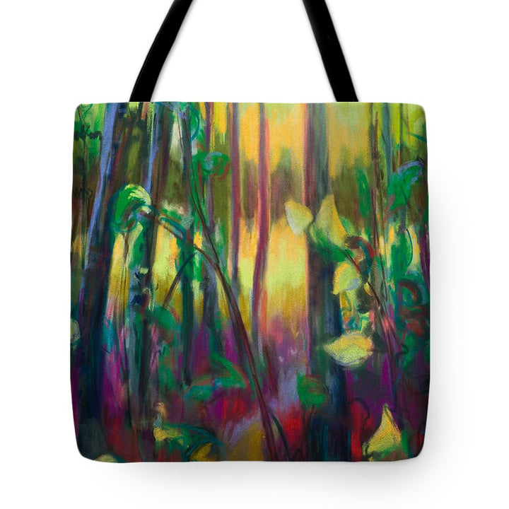 Unexpected Path - through the woods - Tote Bag