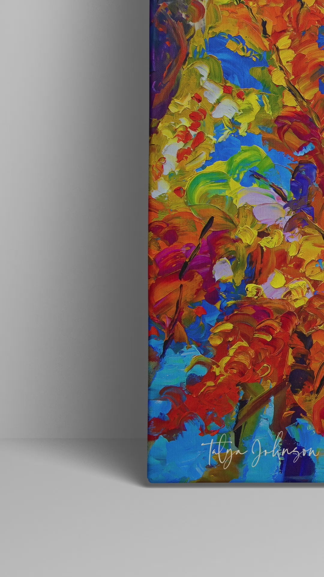 Redemption - Autumn Birch and Aspen - Canvas Print