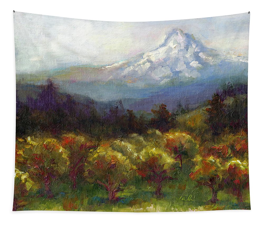 Beyond the Orchards - Mt. Hood - Tapestry