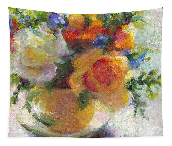 Fresh - Roses in teacup - Tapestry
