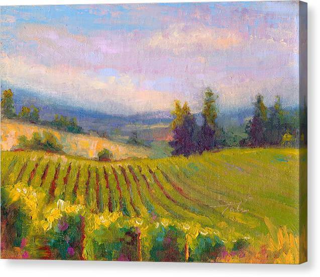 Fruit of the Vine - Sokol Blosser Winery - Canvas Print