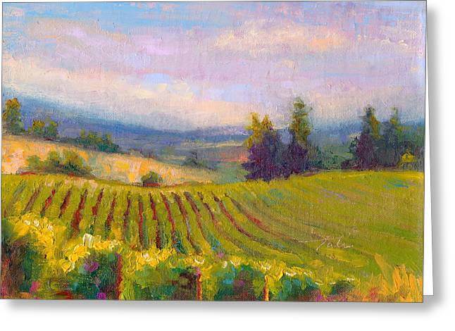 Fruit of the Vine - Sokol Blosser Winery - Greeting Card