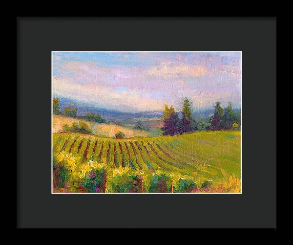 Fruit of the Vine - Sokol Blosser Winery - Framed Print