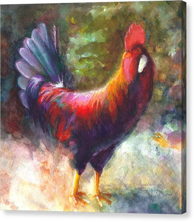 Gonzalez the Rooster - Canvas Print