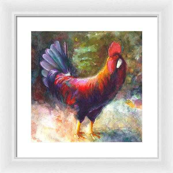 Gonzalez the Rooster - Framed Print