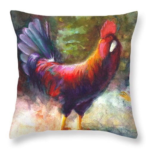 Gonzalez the Rooster - Throw Pillow