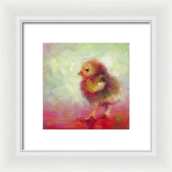 Impressionist Chick - Framed Print