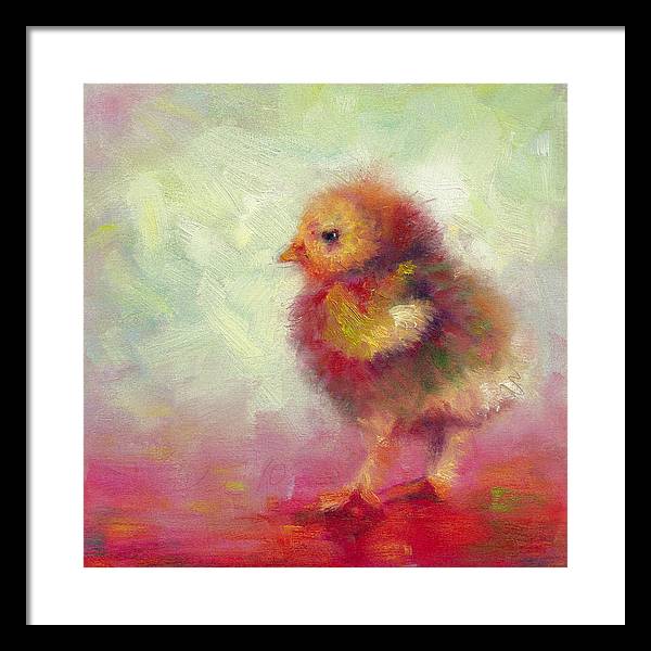 Impressionist Chick - Framed Print