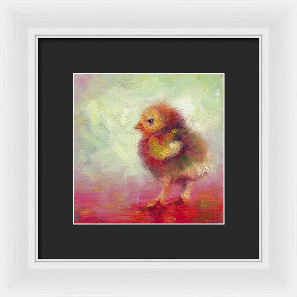 Impressionist Chick - Framed Print