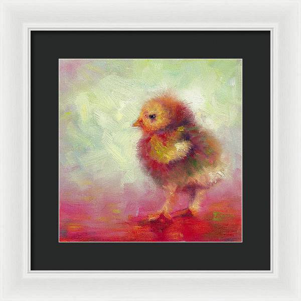 Impressionist Chick - Framed Print