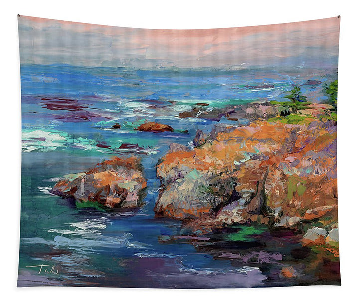 Ocean Jewel - Big Sur seascape - Tapestry