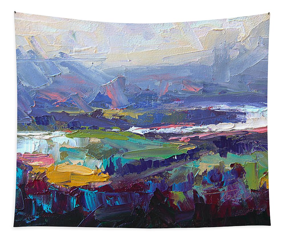 Overlook abstract landscape - Tapestry