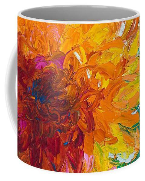 Orange Dahlia Painting Floral Wall Art Print - Passion – Talya Johnson