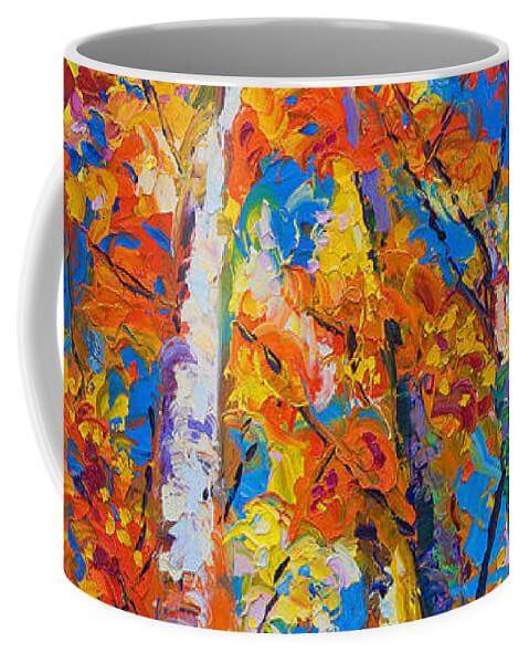 Redemption - fall birch and aspen - Mug