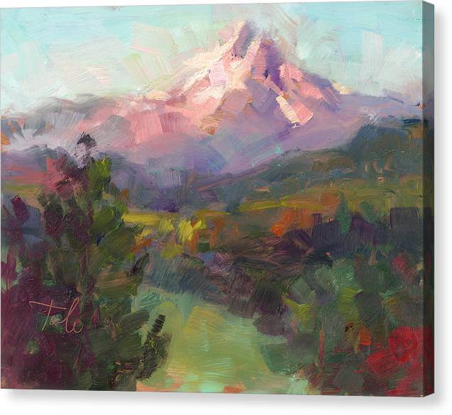 Rise and Shine - Mt. Hood - Canvas Print